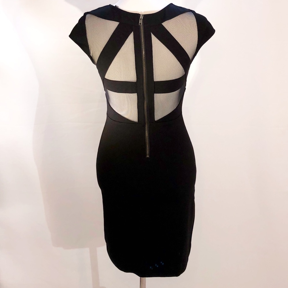 BB DAKOTA LBD! Eye catching sheer mesh back! (Size